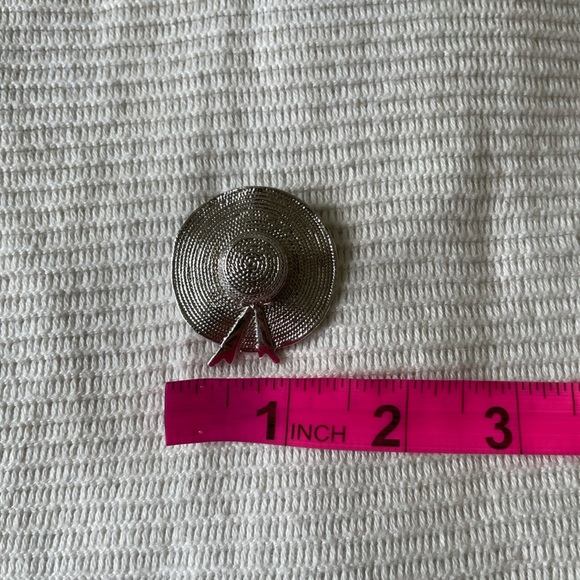 Vintage Michele Lynn Straw Sun Scarf Clip - Picture 9 of 10